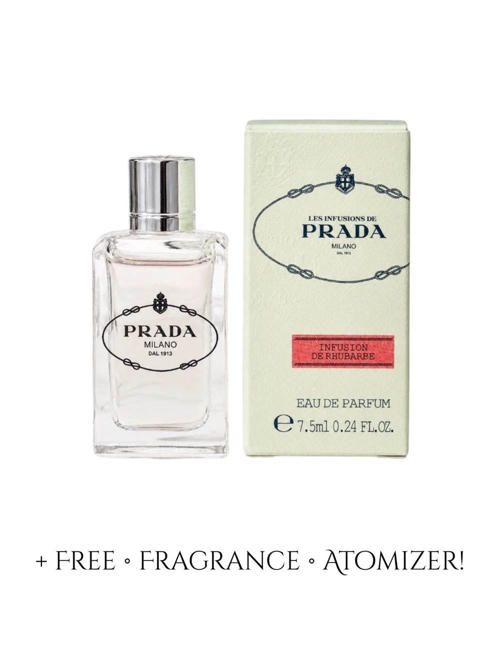 PRADA Infusion De Rhubarbe EDP Mini - .24 oz NIB